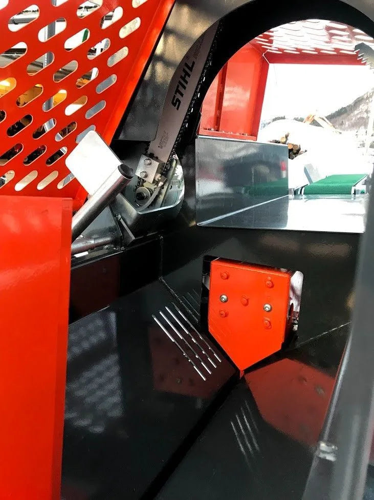 WoodMax 20T - Combiné pour bois de chauffage tronçonneuse/fendeuse