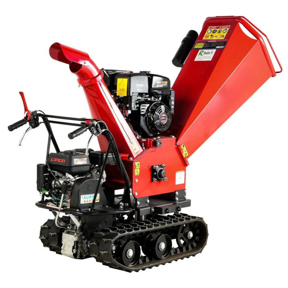 GardenPro EXO150 - Broyeur de branches sur chenilles