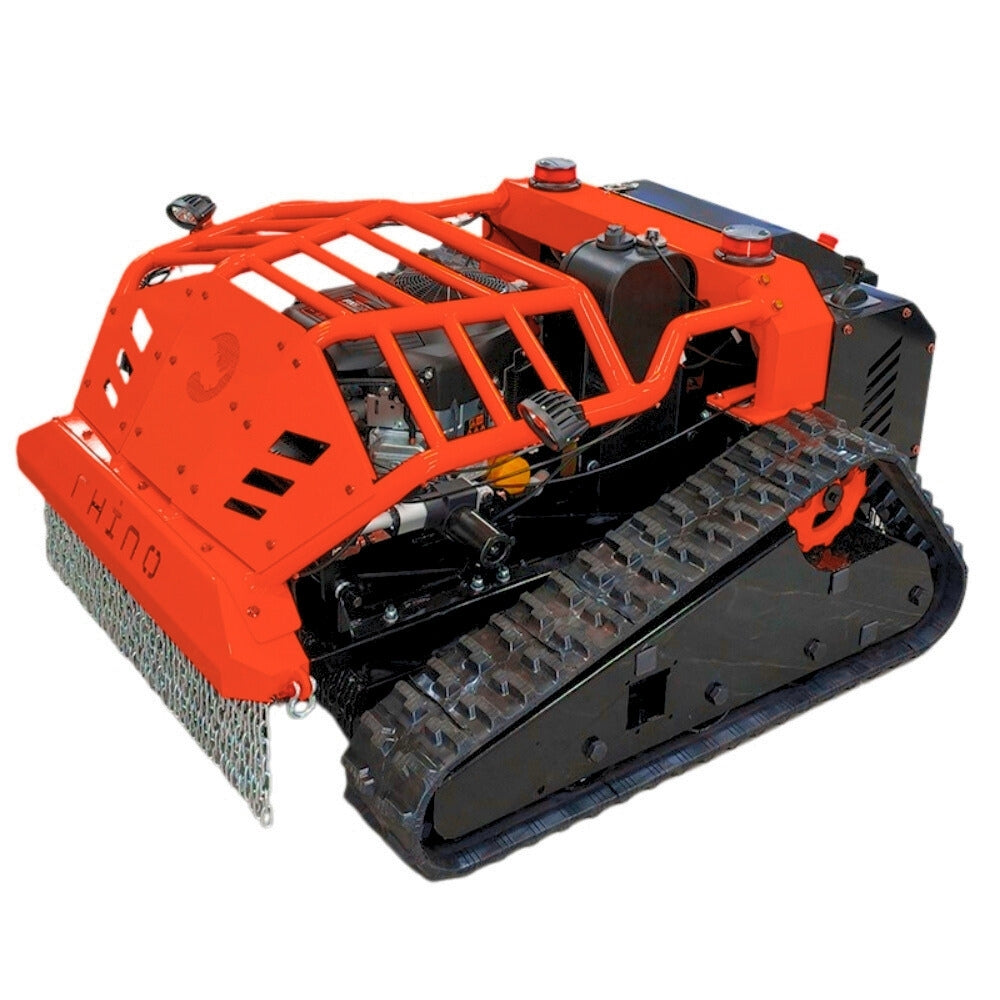 RhinoMax - Tondeuse débroussailleuse télécommandée à chenilles 810cc