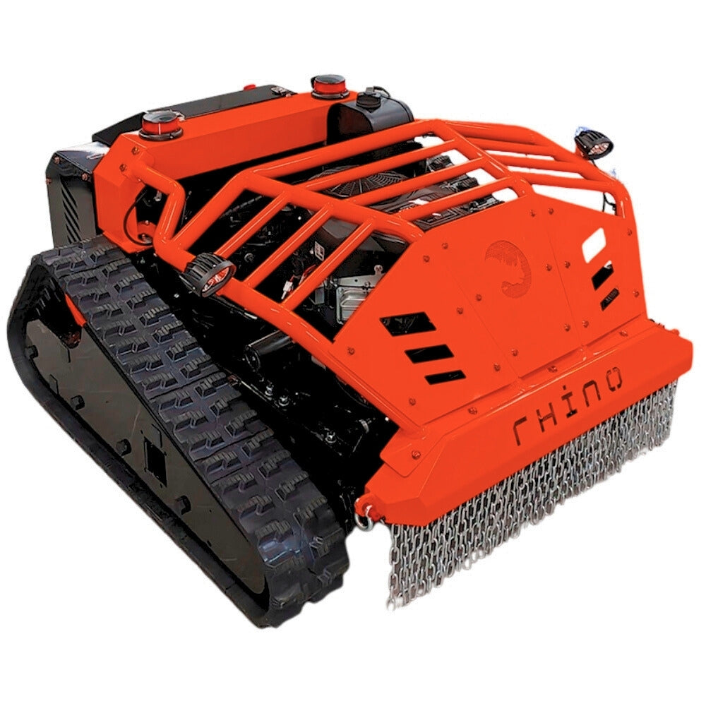 RhinoMax - Tondeuse débroussailleuse télécommandée à chenilles 810cc