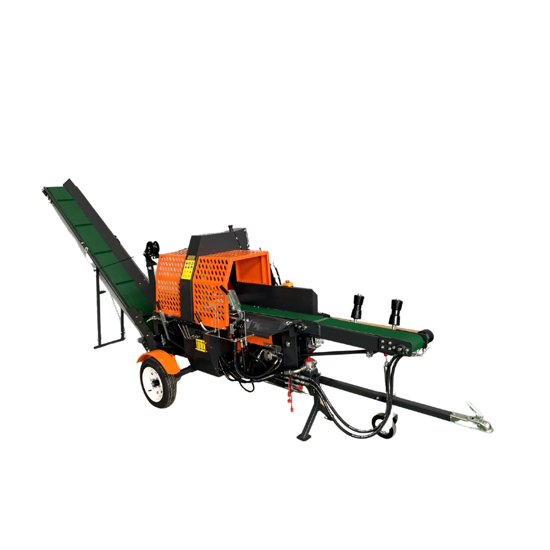 WoodMax 20T - Combiné pour bois de chauffage tronçonneuse/fendeuse