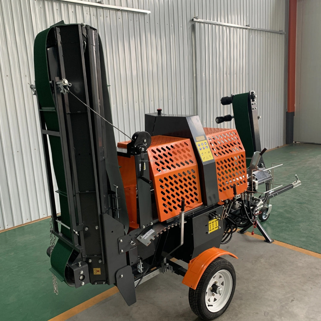WoodMax 20T - Combiné pour bois de chauffage tronçonneuse/fendeuse