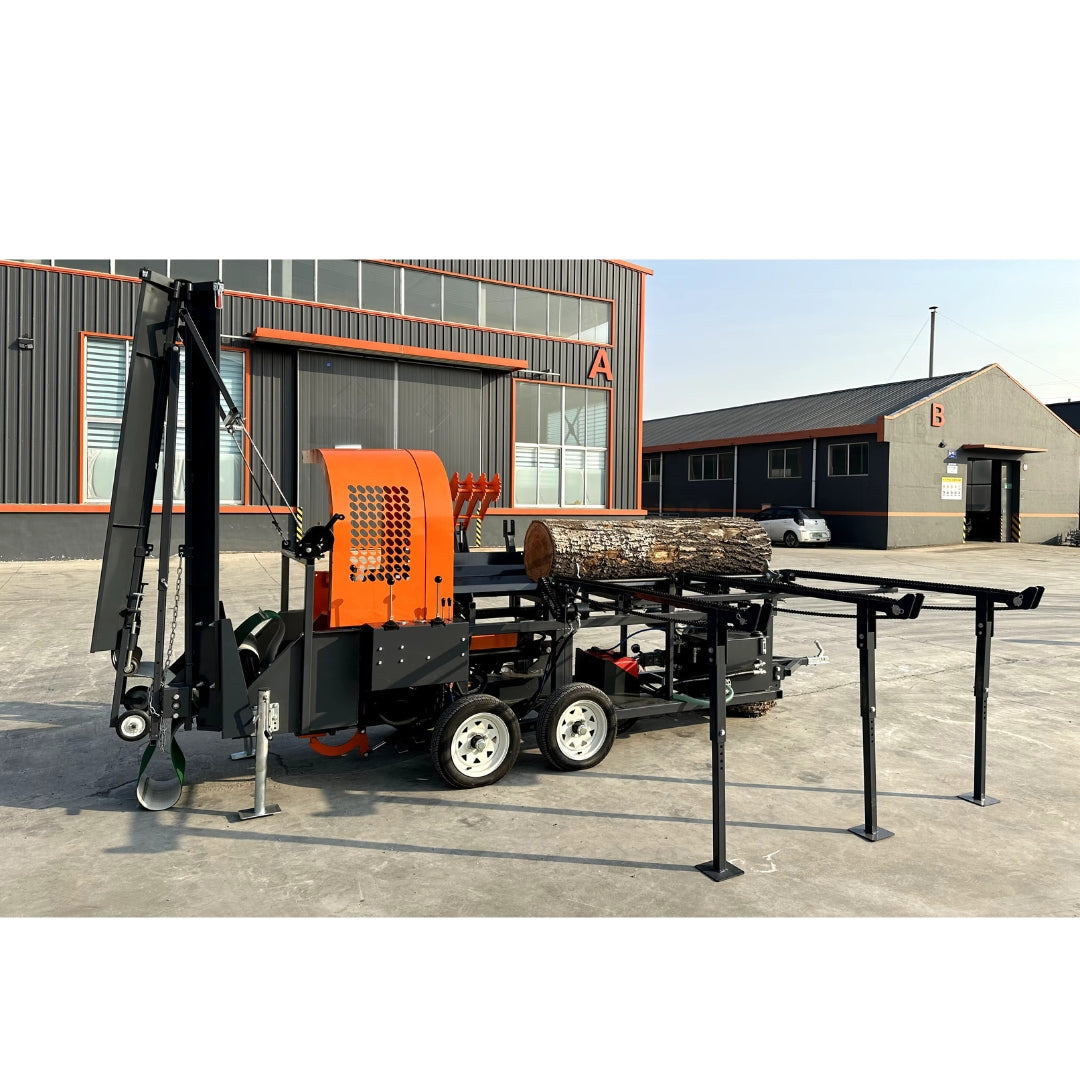 WoodMax 30T - Combiné pour bois de chauffage tronçonneuse/fendeuse