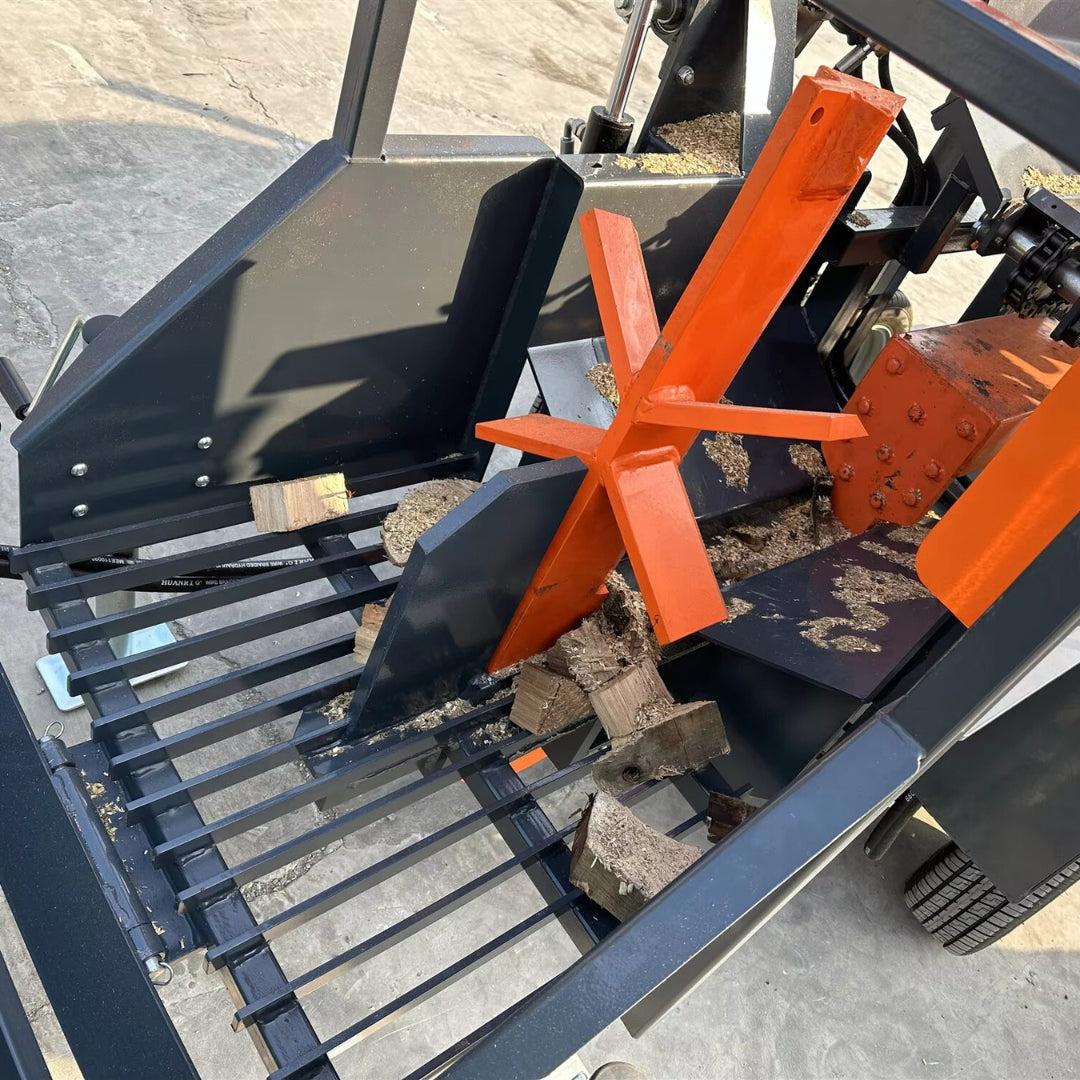 WoodMax 20T - Combiné pour bois de chauffage tronçonneuse/fendeuse