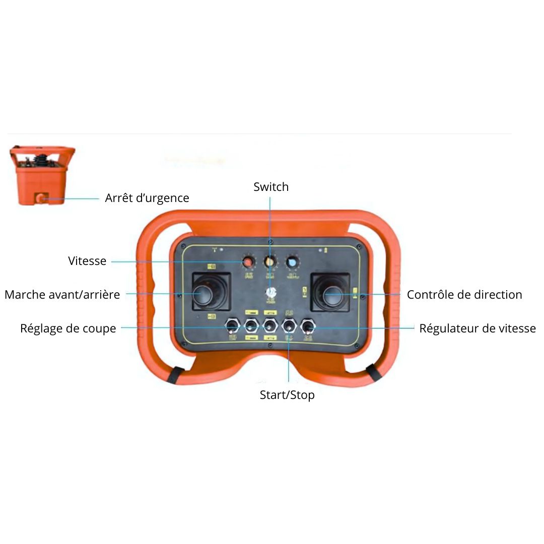 RhinoMax - Tondeuse débroussailleuse télécommandée pour les professionnels