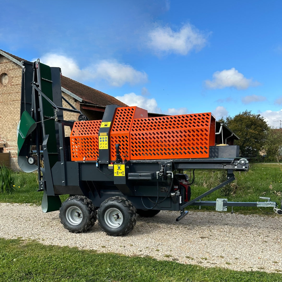 Combiné scie-fendeuse WoodMax 30T pour bois de chauffage