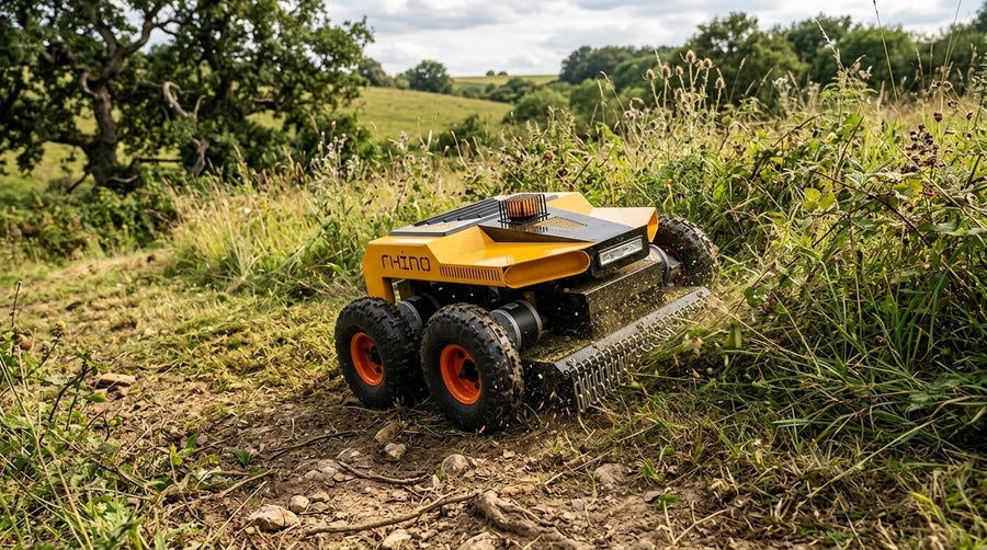 RH4X4-ELEC - Tondeuse Télécommandée Électrique 4x4 Tout-Terrain