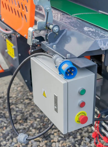 Woodmax E20 - Combiné tronçonneuse/fendeuse 7,5 kW électrique pour bois de chauffage