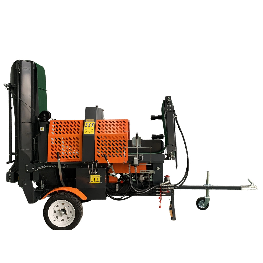 WoodMax 20T - Combiné pour bois de chauffage tronçonneuse/fendeuse
