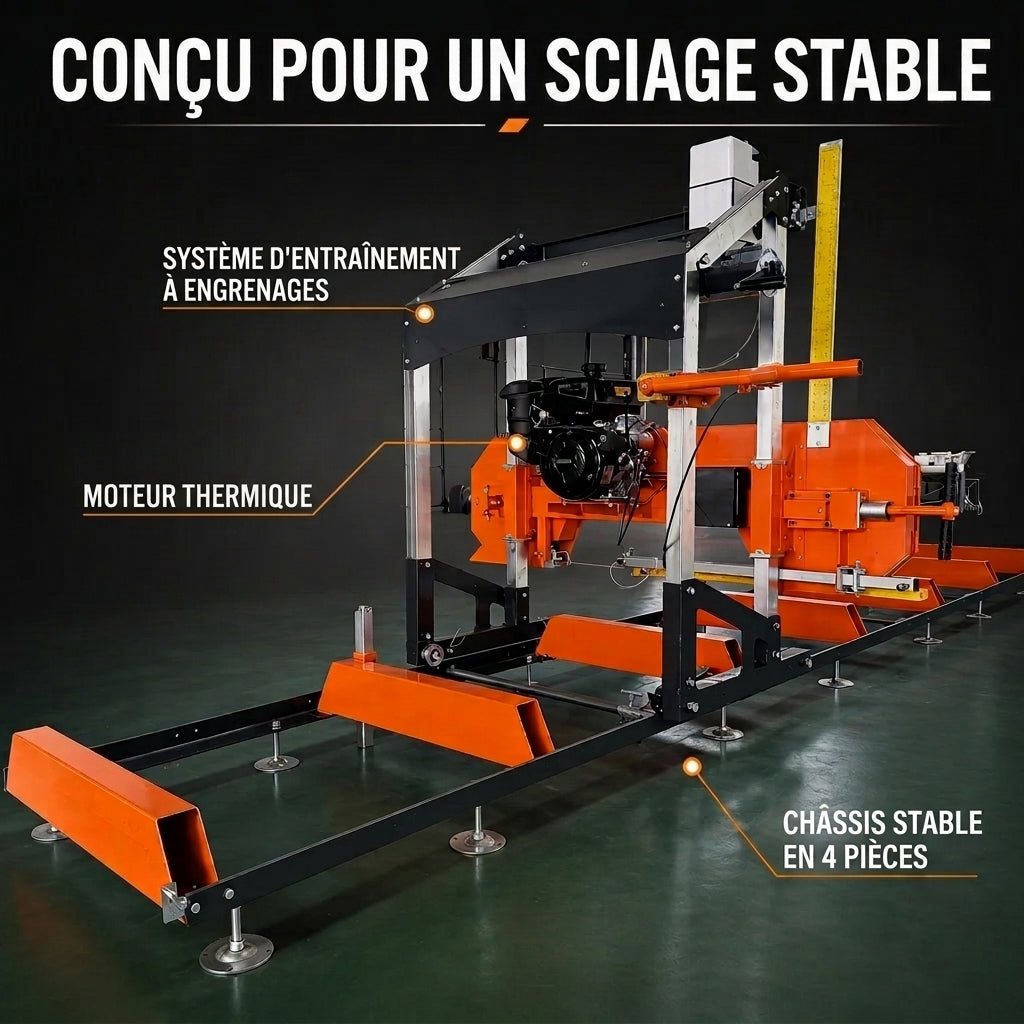 CUTCRAFT RS250 thermique, détail