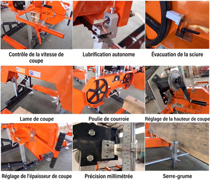 CUTCRAFT RS250 thermique, détail 2